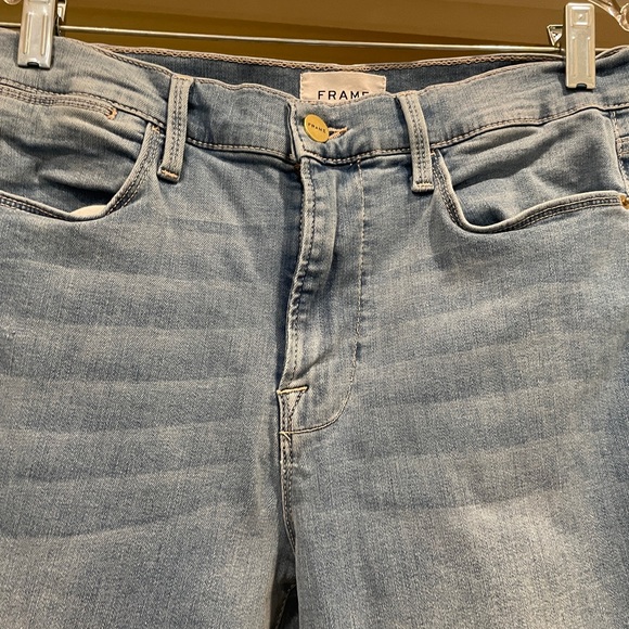 Frame Le High Skinny Jeans with raw bottom size 30 - Picture 5 of 10